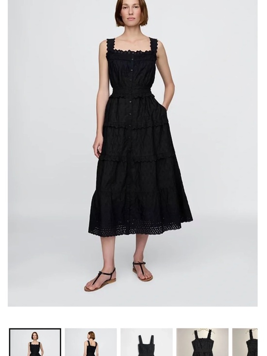 GAP Dresses & Skirts - NWT Doen x Gap Eyelet Midi Dress Size Small 100% Cotton